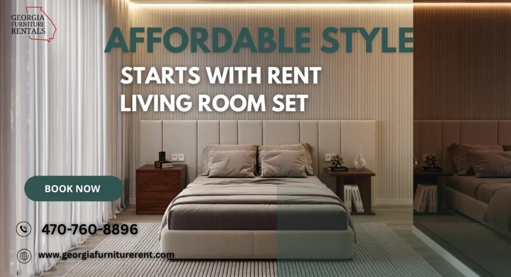 rent living room set