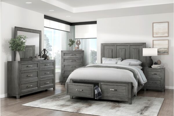 1450 Grey Bedroom Collection