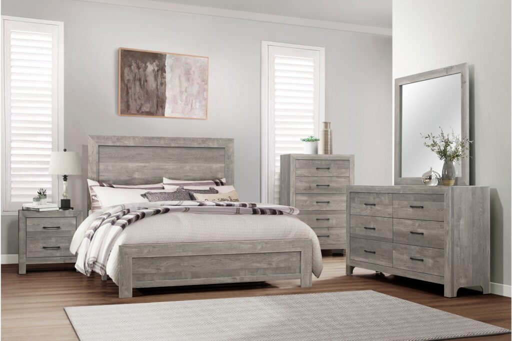 1534 Grey Bedroom Collection