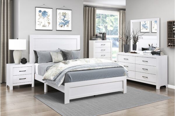 1534 White Bedroom Collection