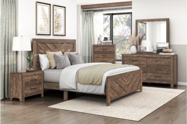 1534NP Brown Bedroom Collection