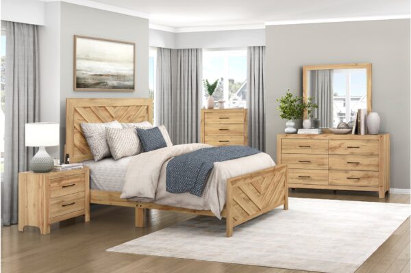 1534NP Natural Bedroom Collection