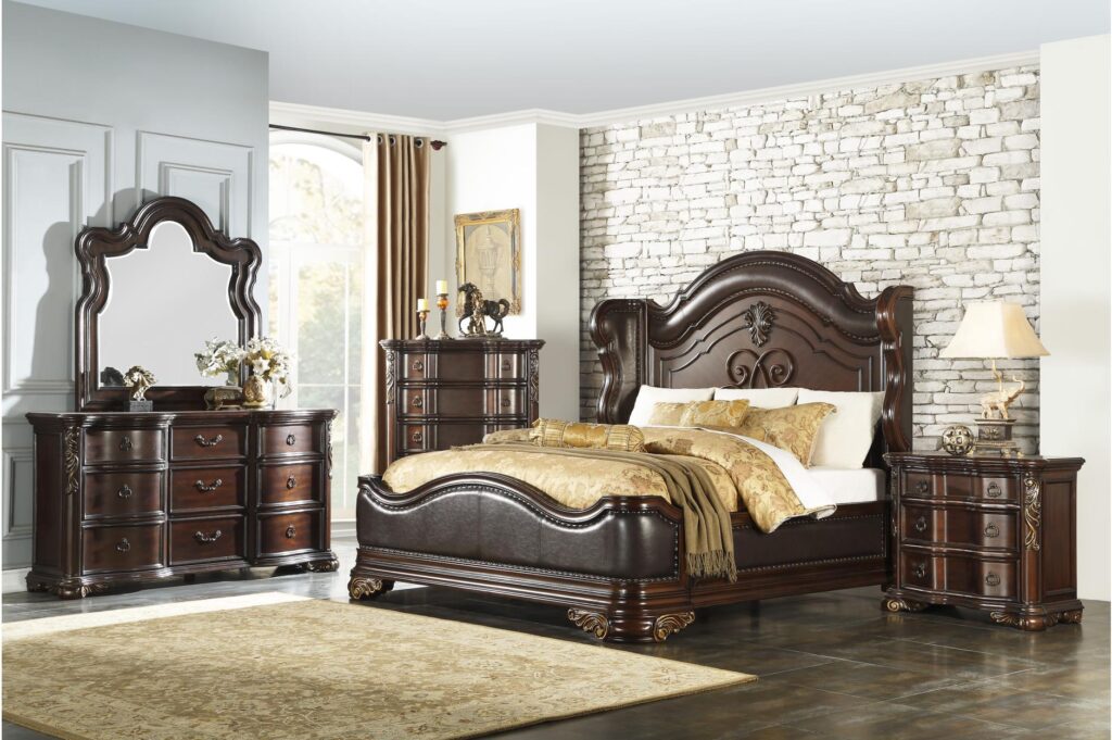 1603 Brown Bedroom Collection