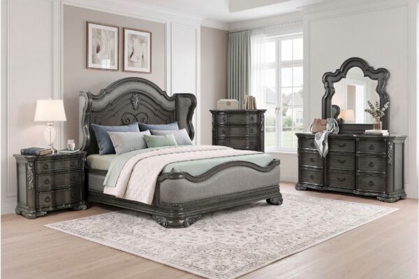 1603 Grey Bedroom Collection