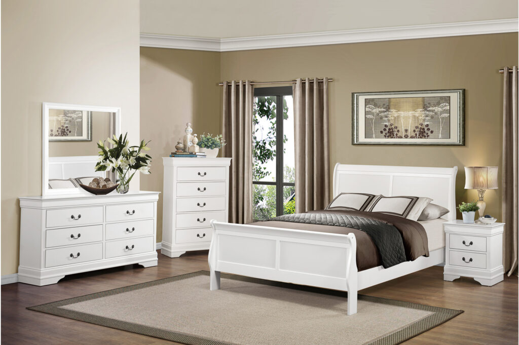 2147 White Bedroom Collection