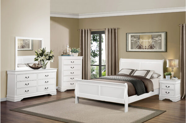 2147 White Bedroom Collection