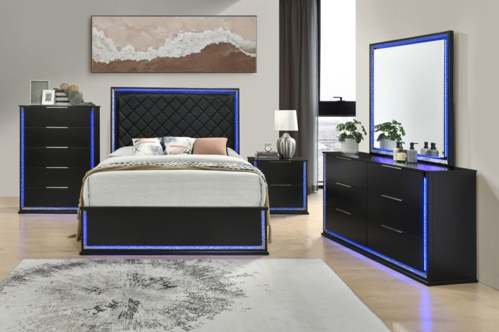 2390 Black Bedroom Collection