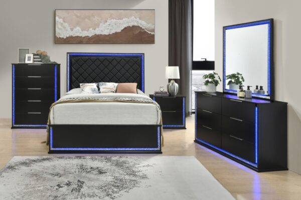 2390 Black Bedroom Collection