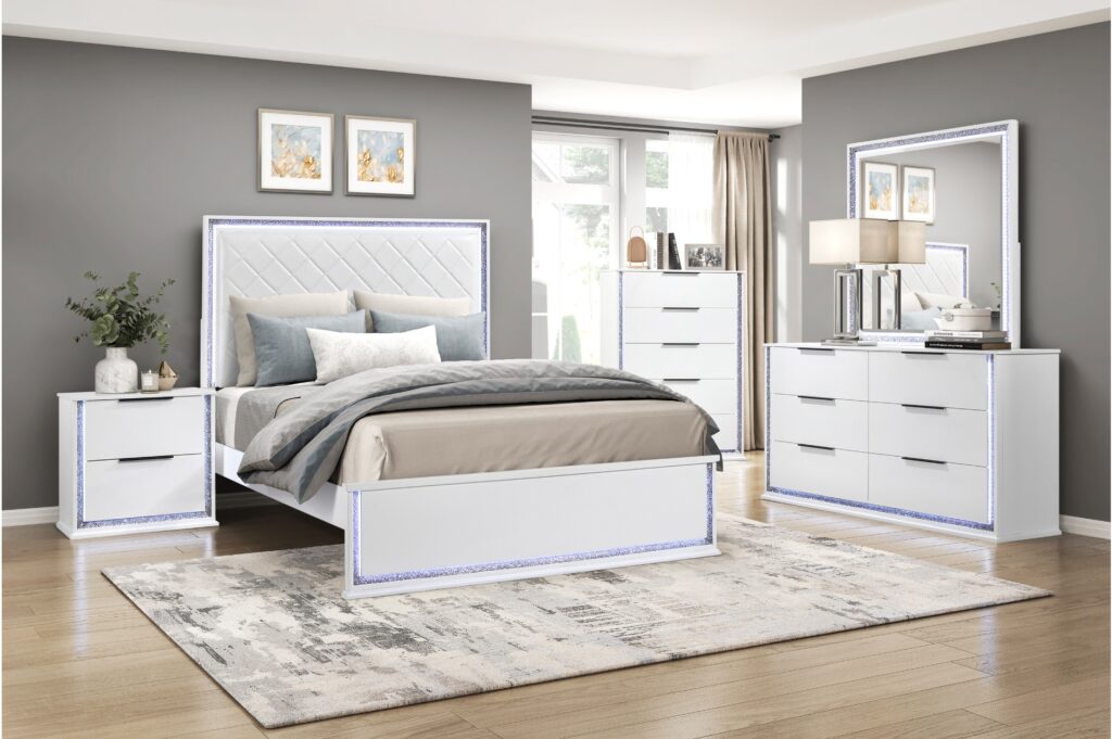 2390 White Bedroom Collection
