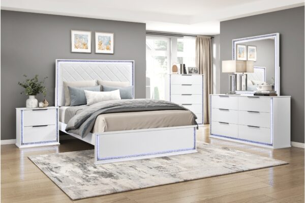 2390 White Bedroom Collection