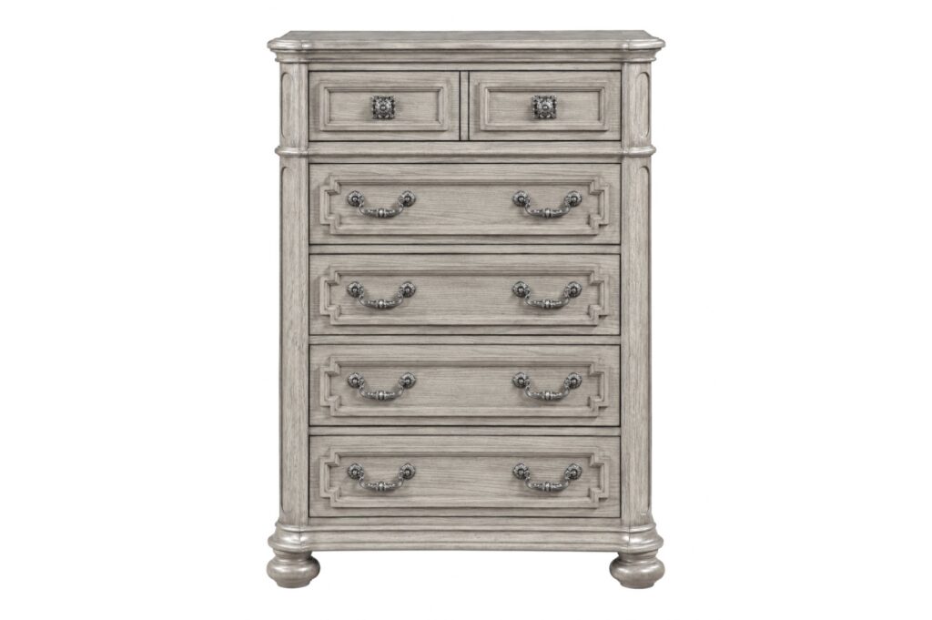 2473 White Wash Bedroom Collection
