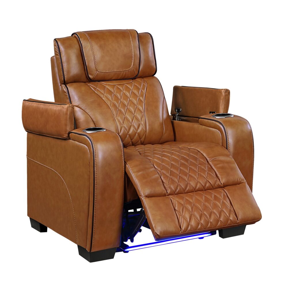 8449BR Leather Sofa Set