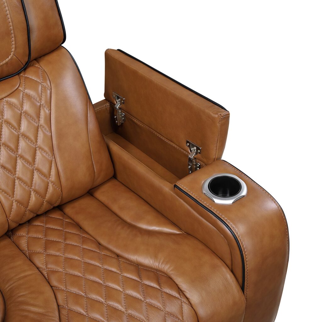 8449BR Leather Sofa Set