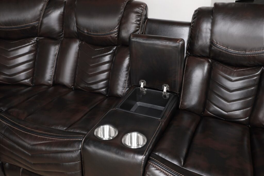9508DB Leather Sectional