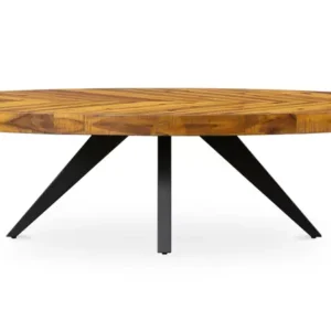 Cappuccino Parq Oval Coffee Table Tl102014