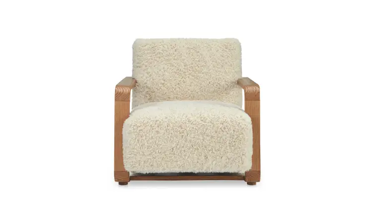 Cream Eckersley Lounge Chair Me107305