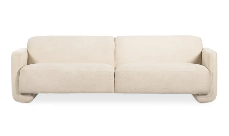 Flecked Ivory Fallon Sofa Zt103805