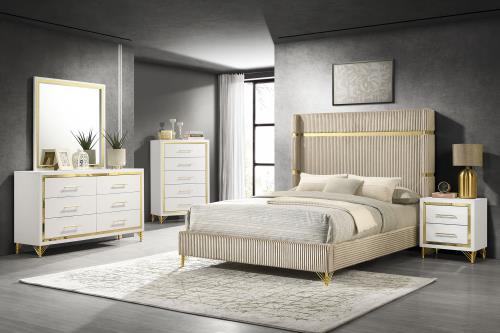 GFR Lucia Beige & White