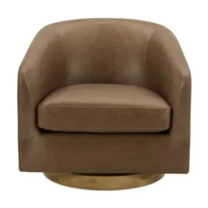 Oscy Leather Swivel Chair Kq101540