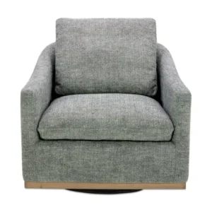 Slated Linden Swivel Chair Kq102937