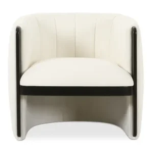 White Francis Accent Chair Oa100118