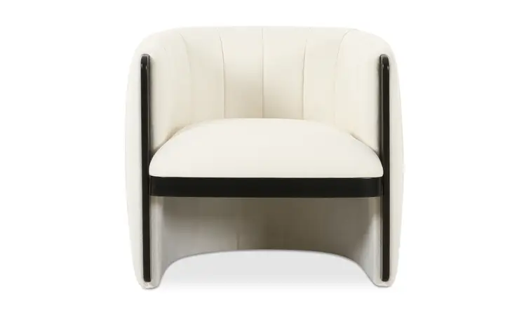 White Francis Accent Chair Oa100118