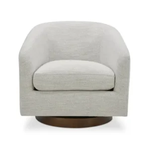 White Oscy Swivel Chair Kq101505