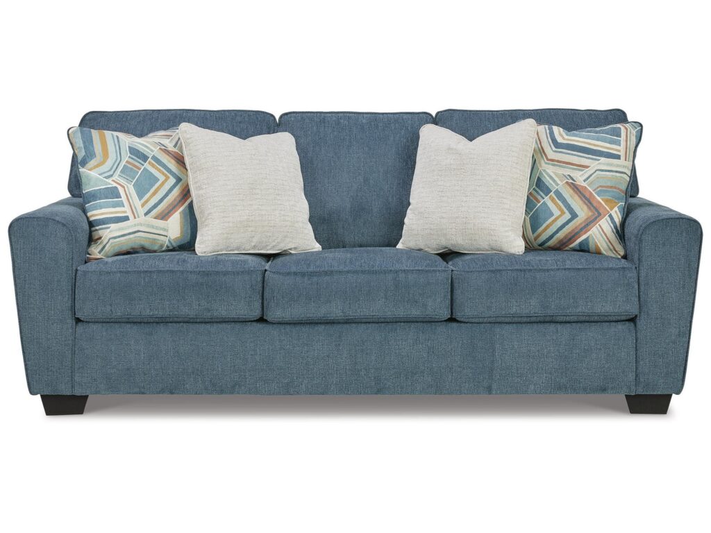 Cashton Blue Queen Sofa Sleeper