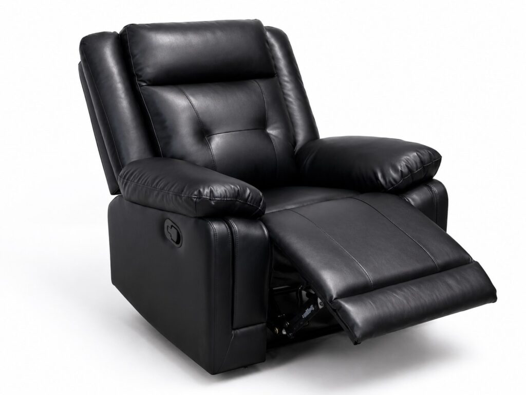 SH3745BLK Leather Sofa Set