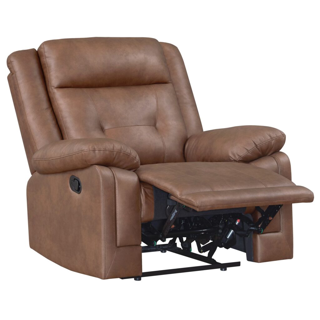 SH3745BRW Leather Sofa Set