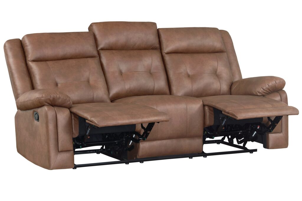 SH3745BRW Leather Sofa Set