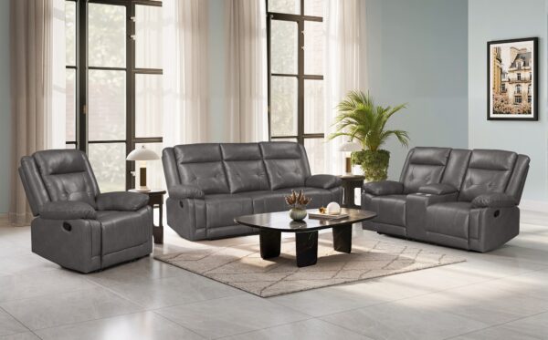 SH3745DGPU Leather Sofa Set