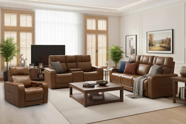 SH3755 Leather Sofa Set
