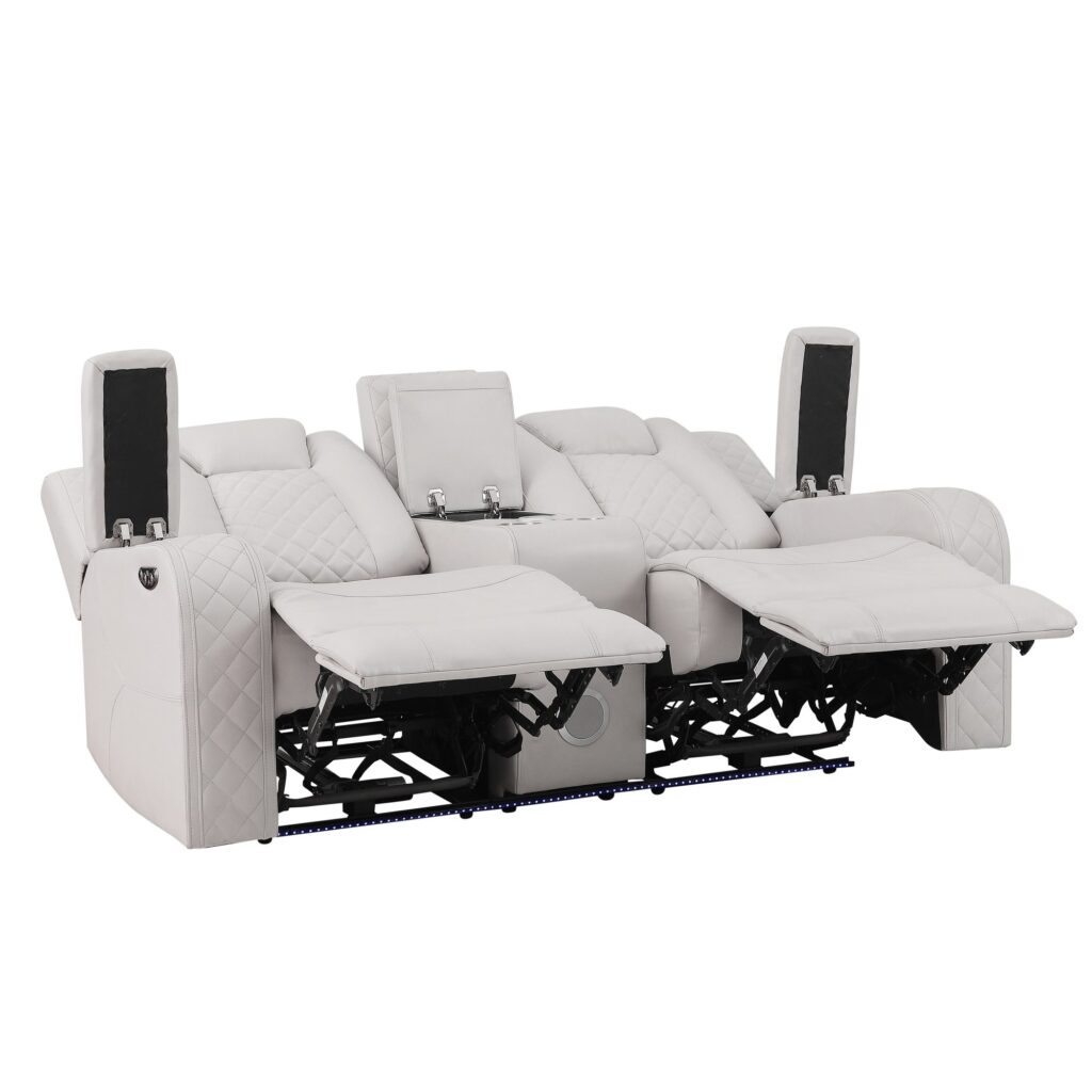 SH8895GRW Leather Sofa Set