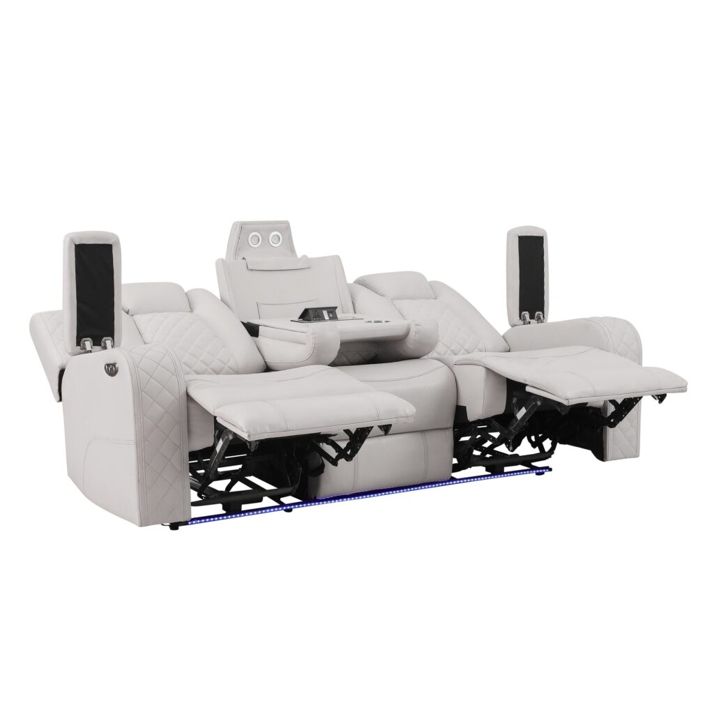 SH8895GRW Leather Sofa Set